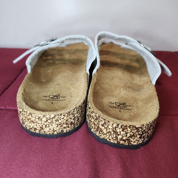 Bobbie Brooks Metallic Double Strap Cork Sandals (Size L) - Picture 4 of 10